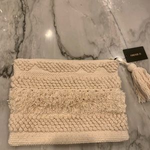 Macrame boho clutch